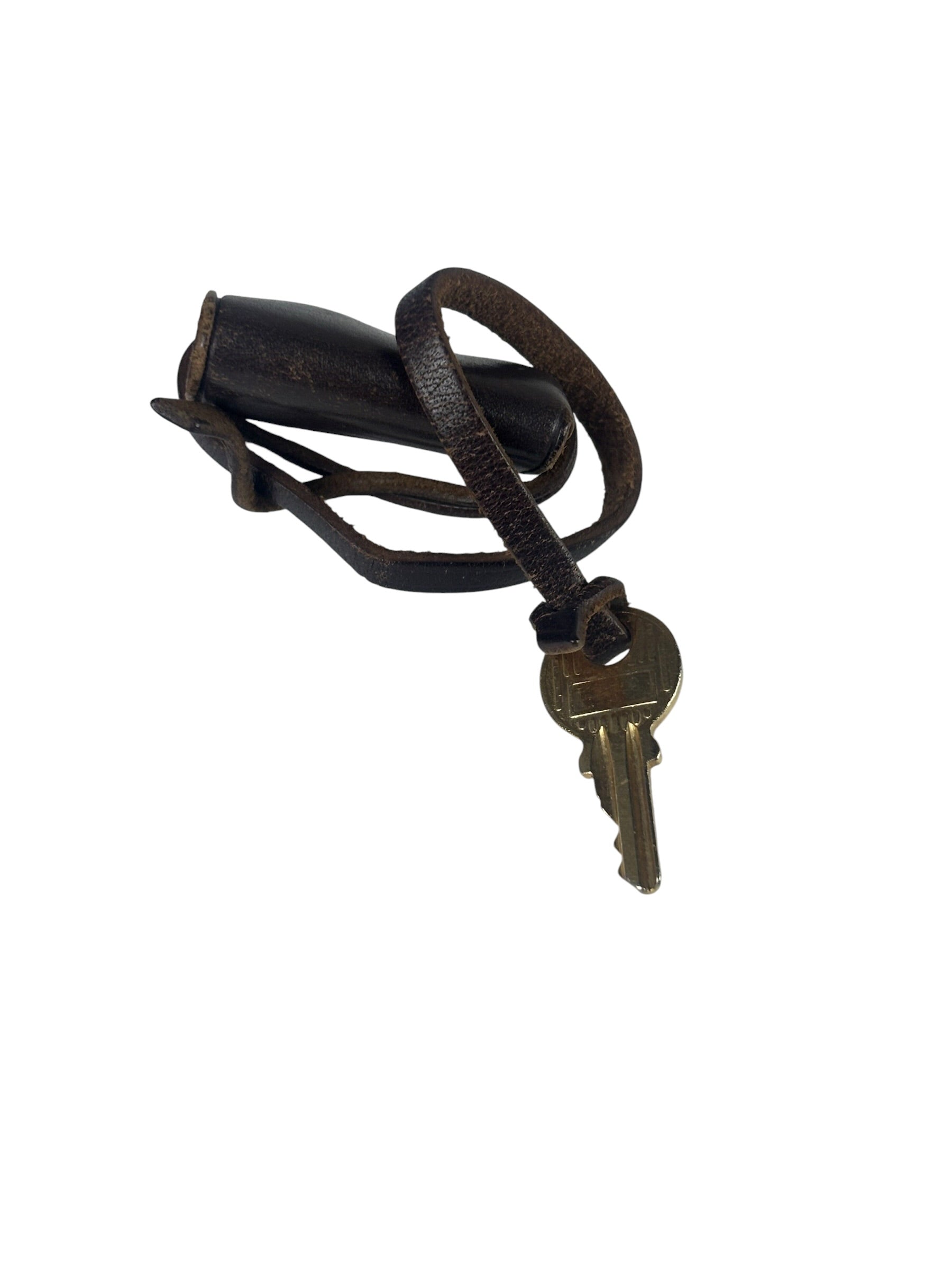 Hermes Cedena Lock & Key Leather Clochette Set