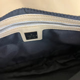 Fendi Vintage Beaded Baguette White