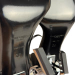 YSL Black Opyum YSL Logo Heels