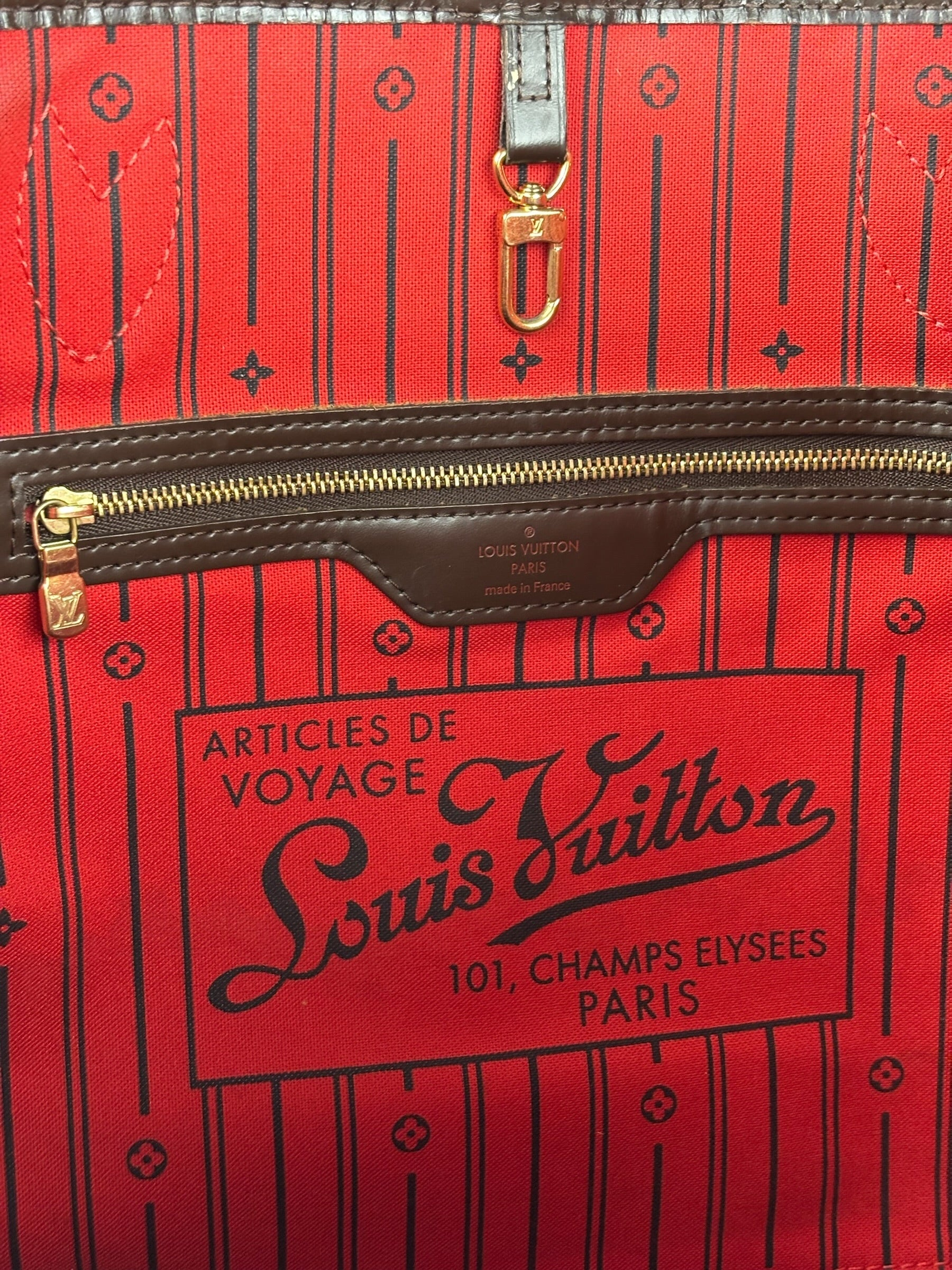 Louis Vuitton Damier Ebene Neverfull MM
