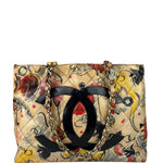 Chanel Multicolor Graffiti Coated Canvas Tote