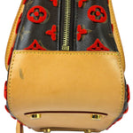 Louis Vuitton Limited Edition Deauville Cube Rosso Handbag Red