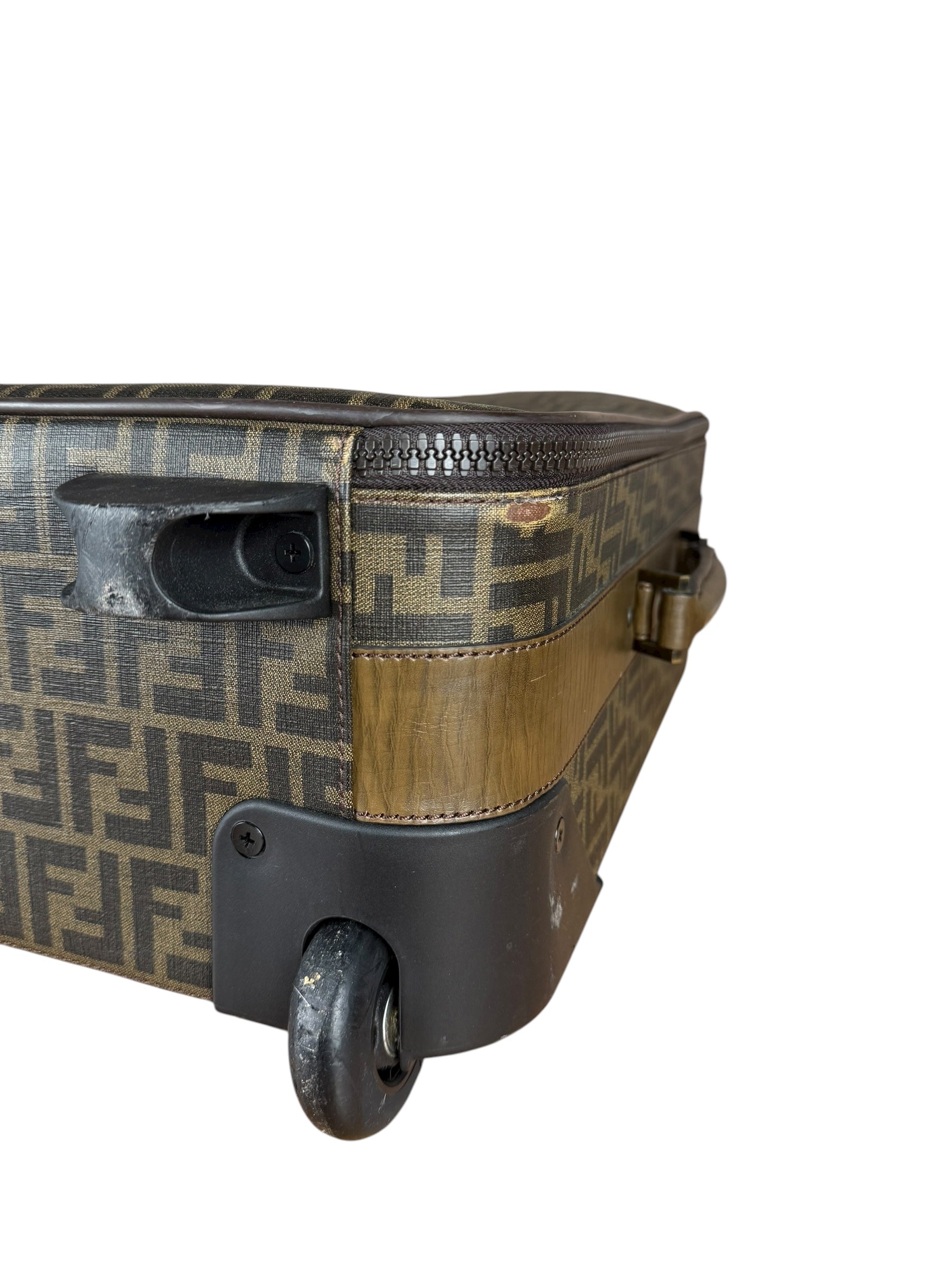 Fendi Vintage Zucca Coated Roller Luggage