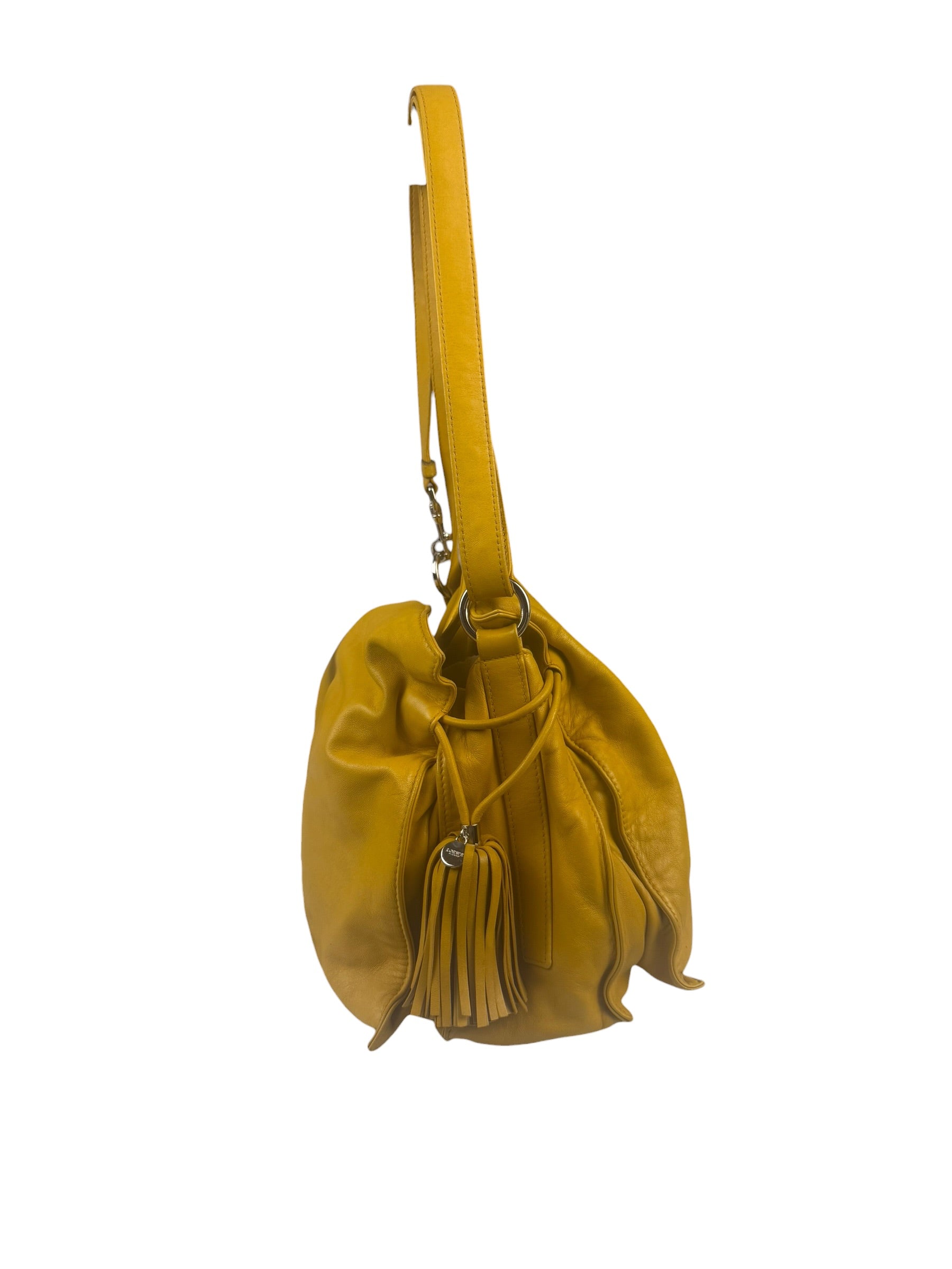 Loewe Vintage Yellow Leather Flamenco Tote Bag
