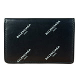 Balenciaga All Over Logo Compact Wallet