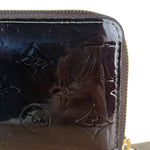 Louis Vuitton Monogram Vernis Amarante Long Zippy Wallet