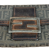 Fendi Vintage Leather Trim FF Zucca Long Wallet