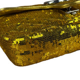 Gucci GG Marmont Gold Sequin Chain Shoulder Bag