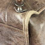 Balenciaga Brown Leather Medium Le City Two-Way Bag