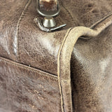 Balenciaga Brown Leather Medium Le City Two-Way Bag