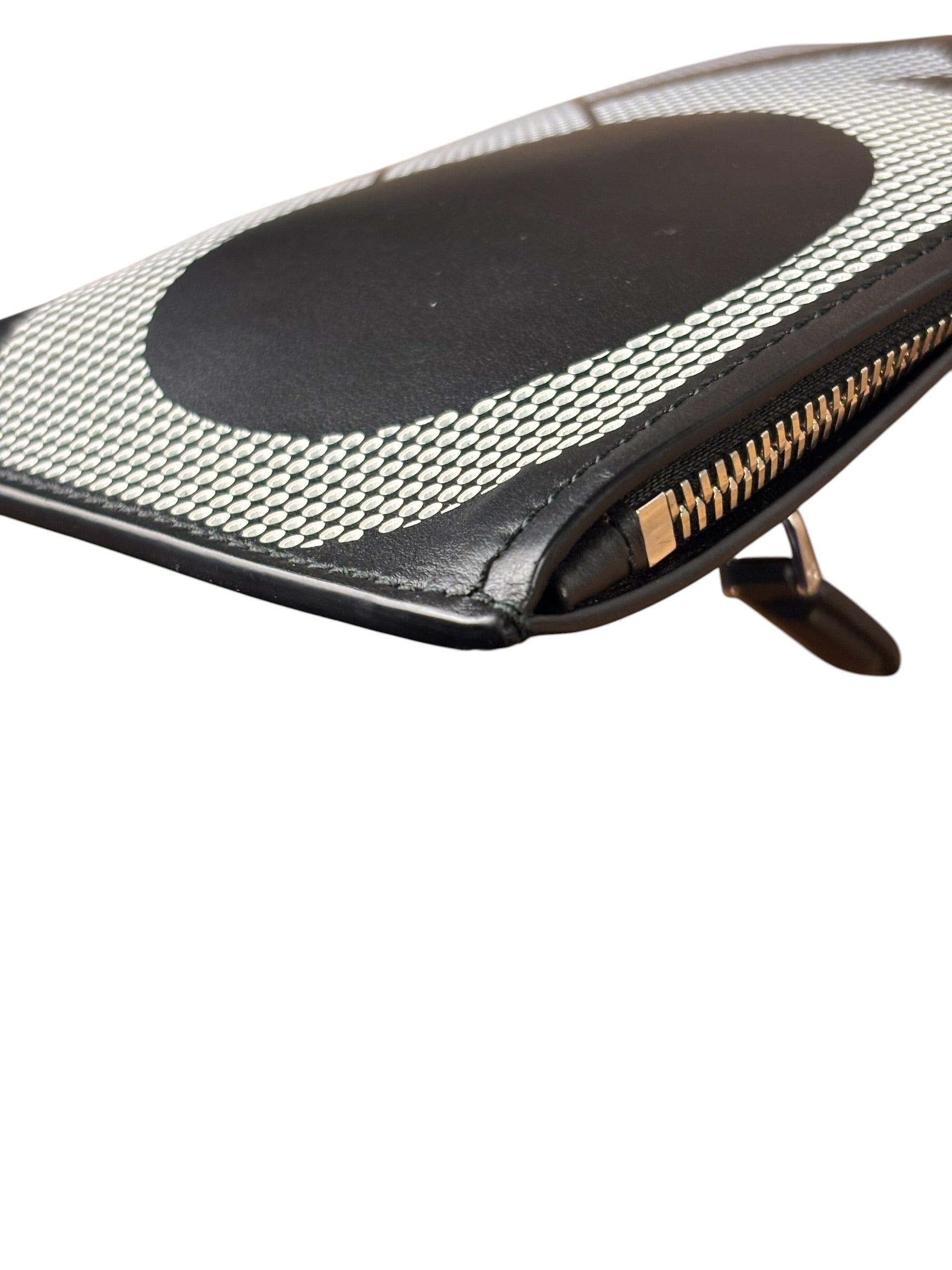 Salvatore Ferragamo Black Leather Clutch