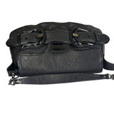 Fendi Black Patent Leather Trim B Bis Shoulder Bag