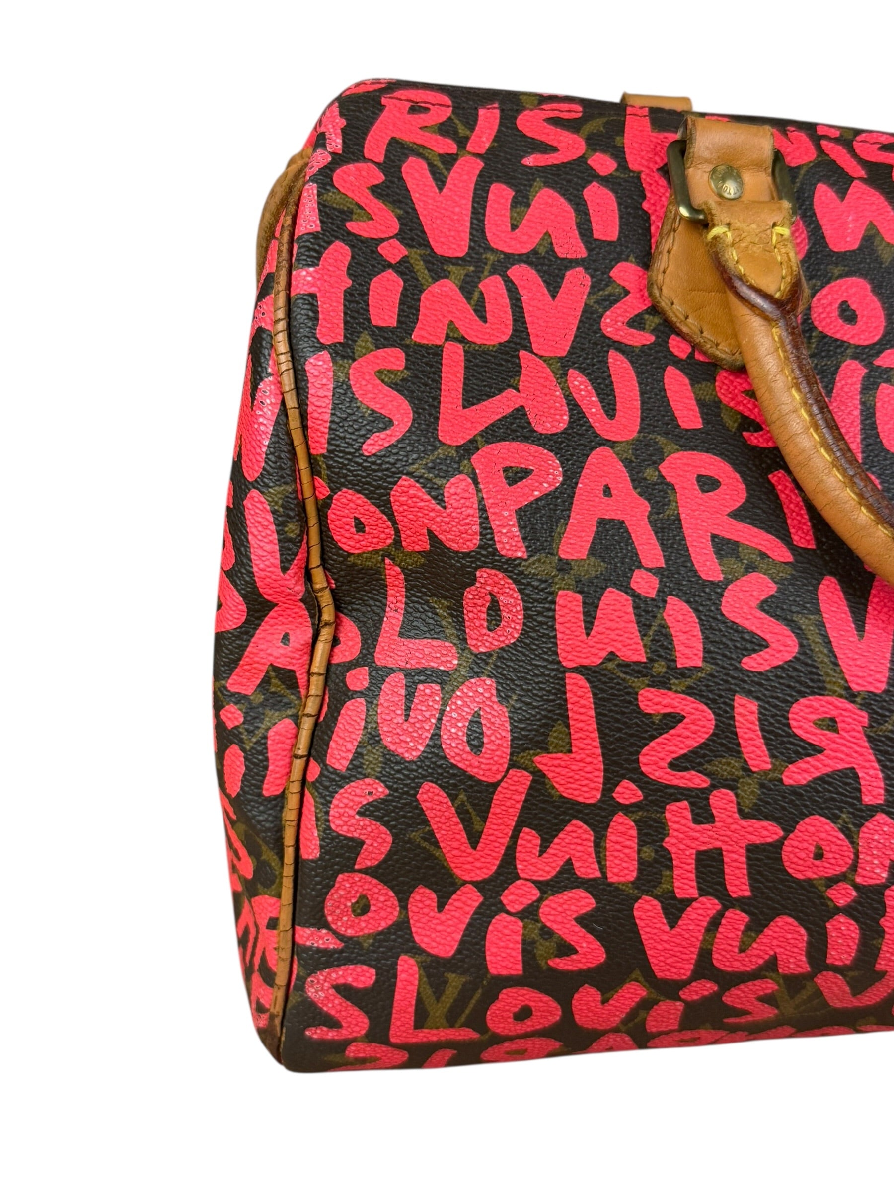Louis Vuitton x Stephen Sprouse Graffiti Speedy 30 Pink