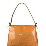 Fendi Zucchino Mamma Baguette Shoulder Bag