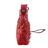 Balenciaga Fuchsia Leather Le City Crossbody