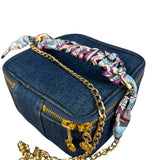Chanel Denim Vanity Case Handbag 1997