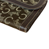 Celine Vintage Canvas Snap Trifold Wallet