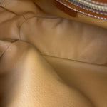 Celine Vintage Leather Macadam Dome Hand Bag