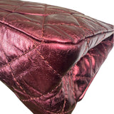 Chanel Patent Burgundy Quilted Leather 2.55 Reissue Double Flap Bag 2008