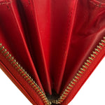 Vivienne Westwood Red Long Zip Orb Wallet