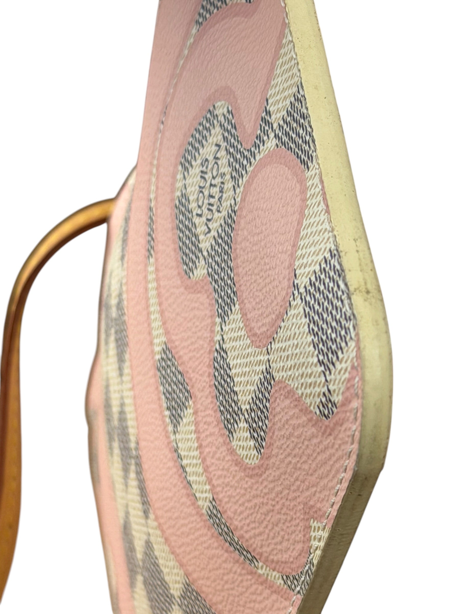Louis Vuitton Limited Edition Pink Damier Azur Tahitienne Neverfull GM