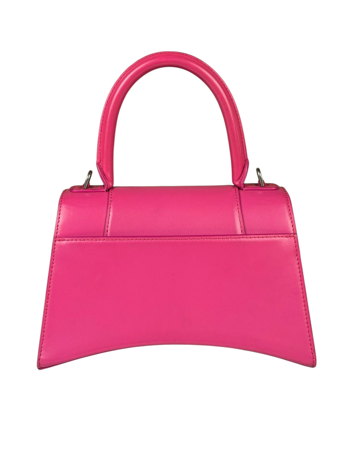 Balenciaga Pink Leather Hourglass Two-Way Bag