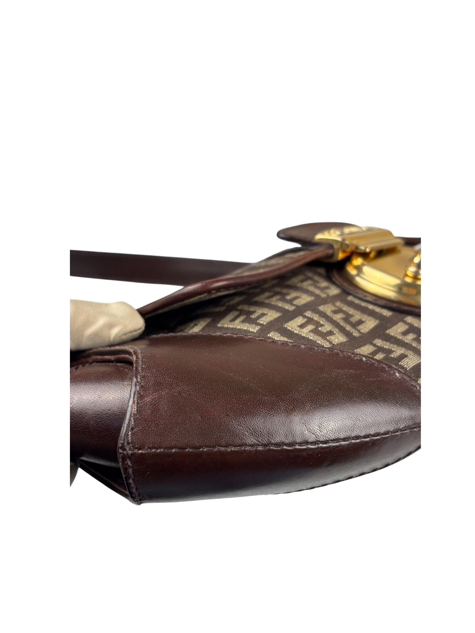 Fendi Vintage Zucchino Borsa Tuc Compilation Shoulder Bag