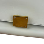 Celine Trapeze Leather 2Way Python Handle Handbag