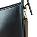 Coach Black Leather Eliza Shoulder Bag