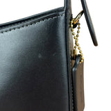 Coach Black Leather Eliza Shoulder Bag