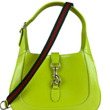 Gucci Jackie Green Medium Leather Shoulder Bag