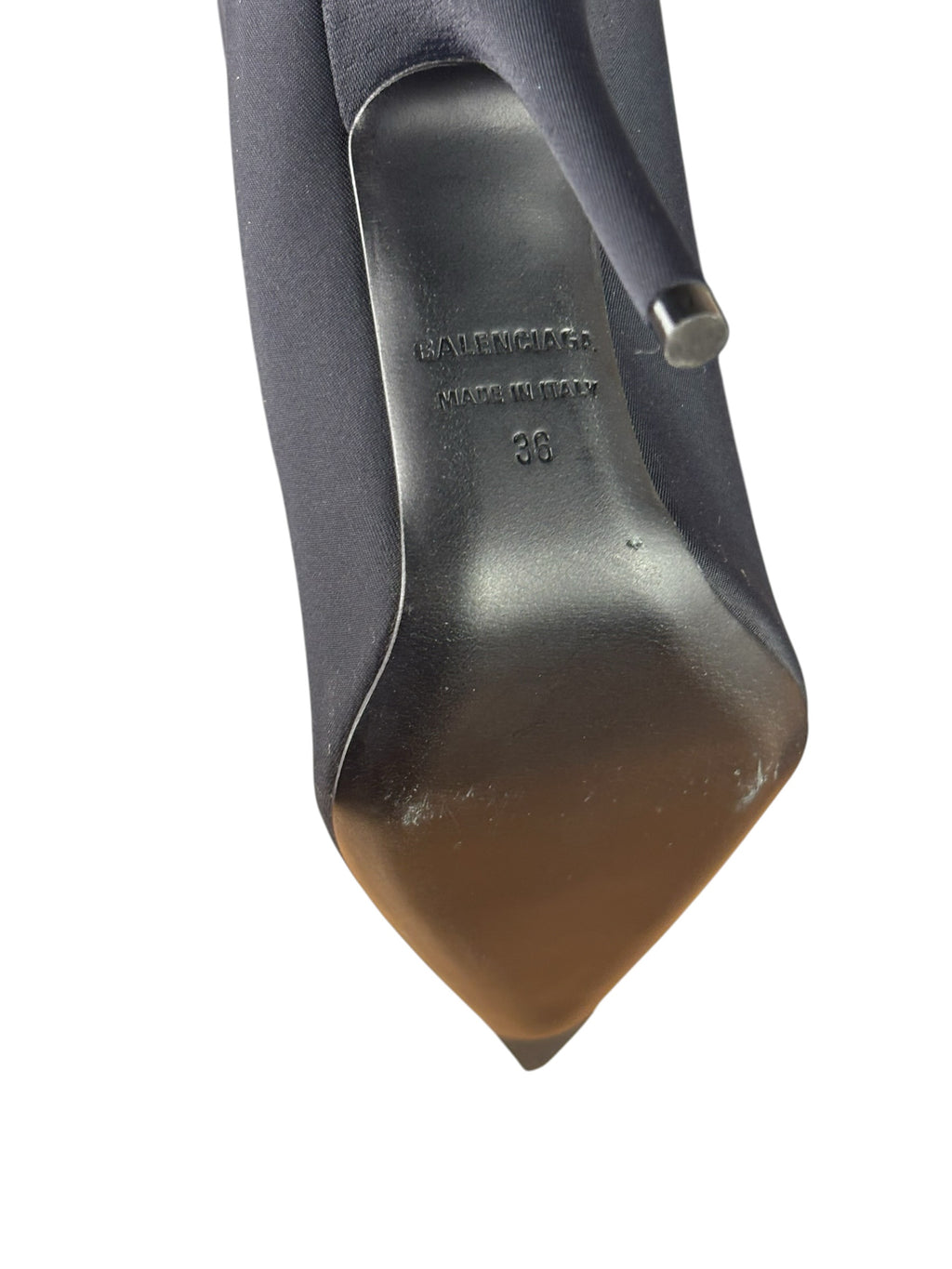 Balenciaga Knife Cuiss Spandex Heels (36)