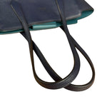 Gucci Blue Pebbled Leather Swinger Bag