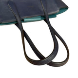 Gucci Blue Pebbled Leather Swinger Bag