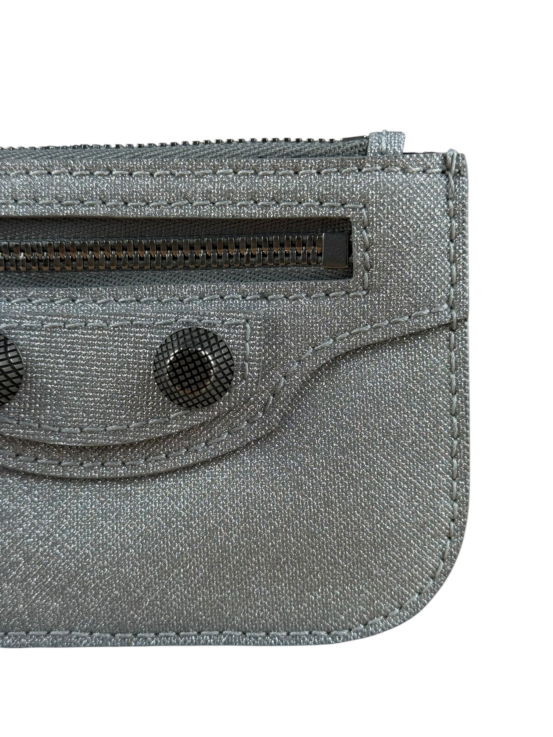 Balenciaga Le Cagole Zip Pouch Glitter