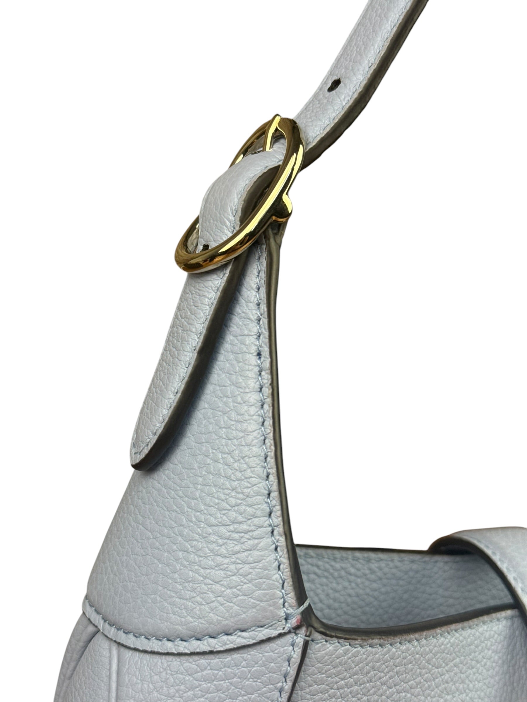 Gucci Jackie 1961 Hobo Bag Light Blue Grained Leather
