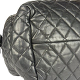 Chanel Black Caviar Quilted Coco Cocoon Bowler Bag 2009