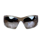 Givenchy Silver Giv Cut Shield Sunglasses
