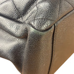 Chanel Black Caviar Quilted Large Shopping Tote 2012