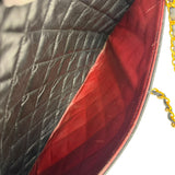 Chanel Black Quilted Lambskin Camera Bag 1989