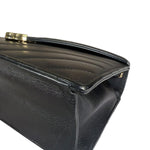 Chanel Black Calfskin Chevron Envelop Flap Bag 2019