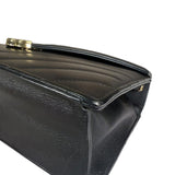 Chanel Black Calfskin Chevron Envelop Flap Bag 2019