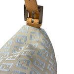 Fendi Vintage Blue Zucca Print Baguette