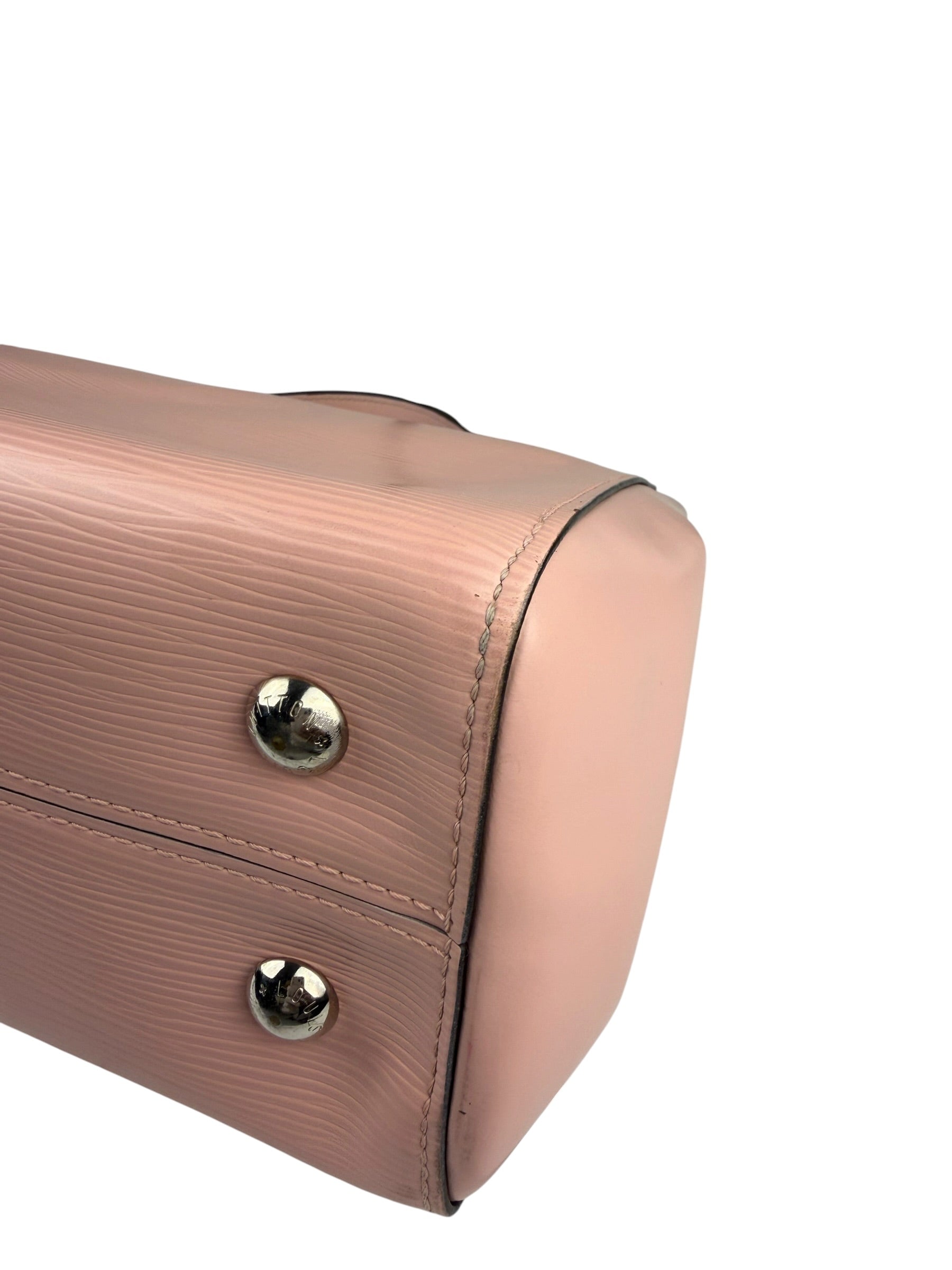 Louis Vuitton Nude Pink Epi Leather Cluny Rose Ballerine Hand Bag