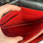 Prada Saffiano Lux Bow Crossbody Wallet