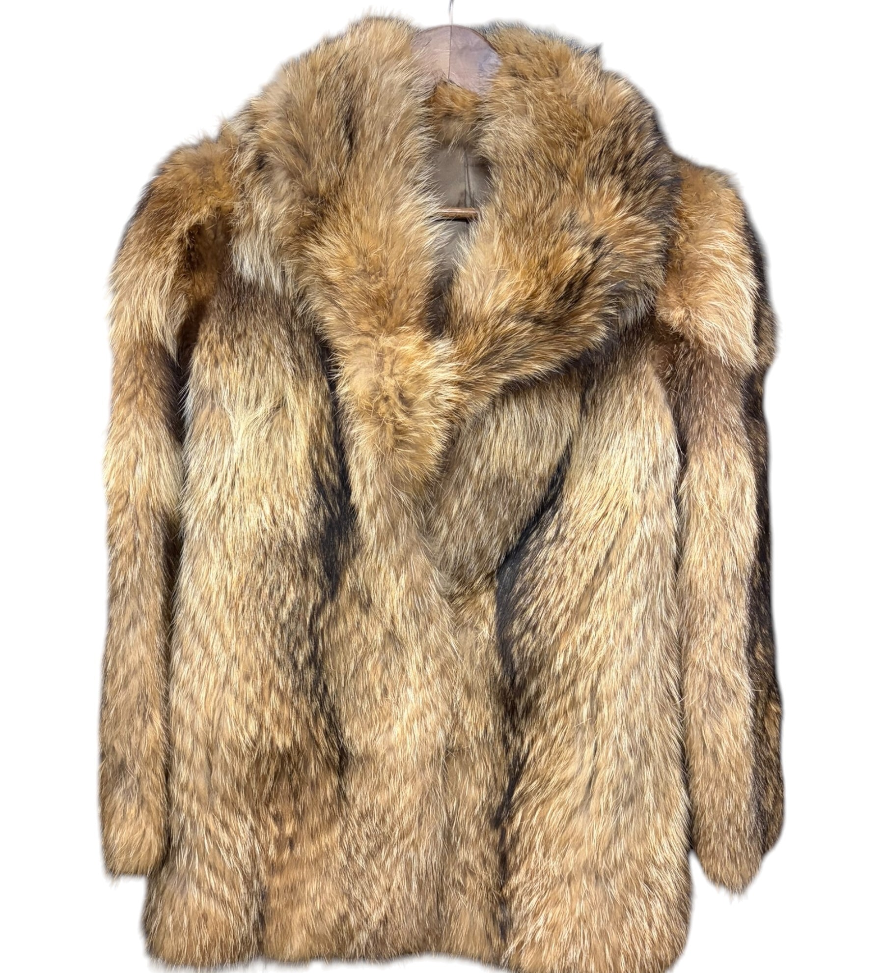 Vintage Golden/Brown Fox Fur Coat