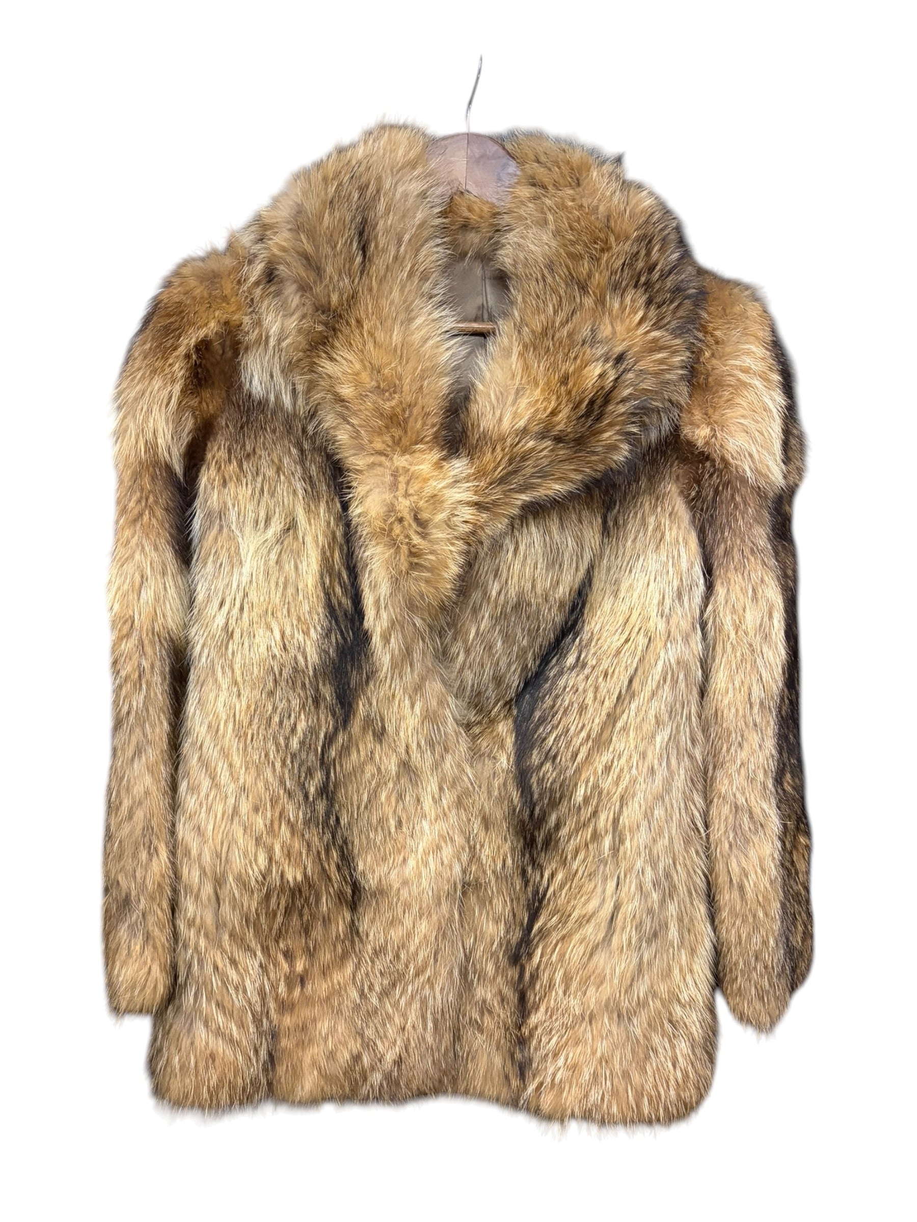 Vintage Golden/Brown Fox Fur Coat