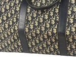 Christian Dior Vintage Black Trotter Boston Travel Bag
