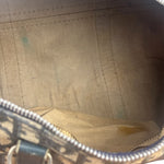 Christian Dior Vintage Navy Blue Trotter Oblique Bowling Boston Hand Bag