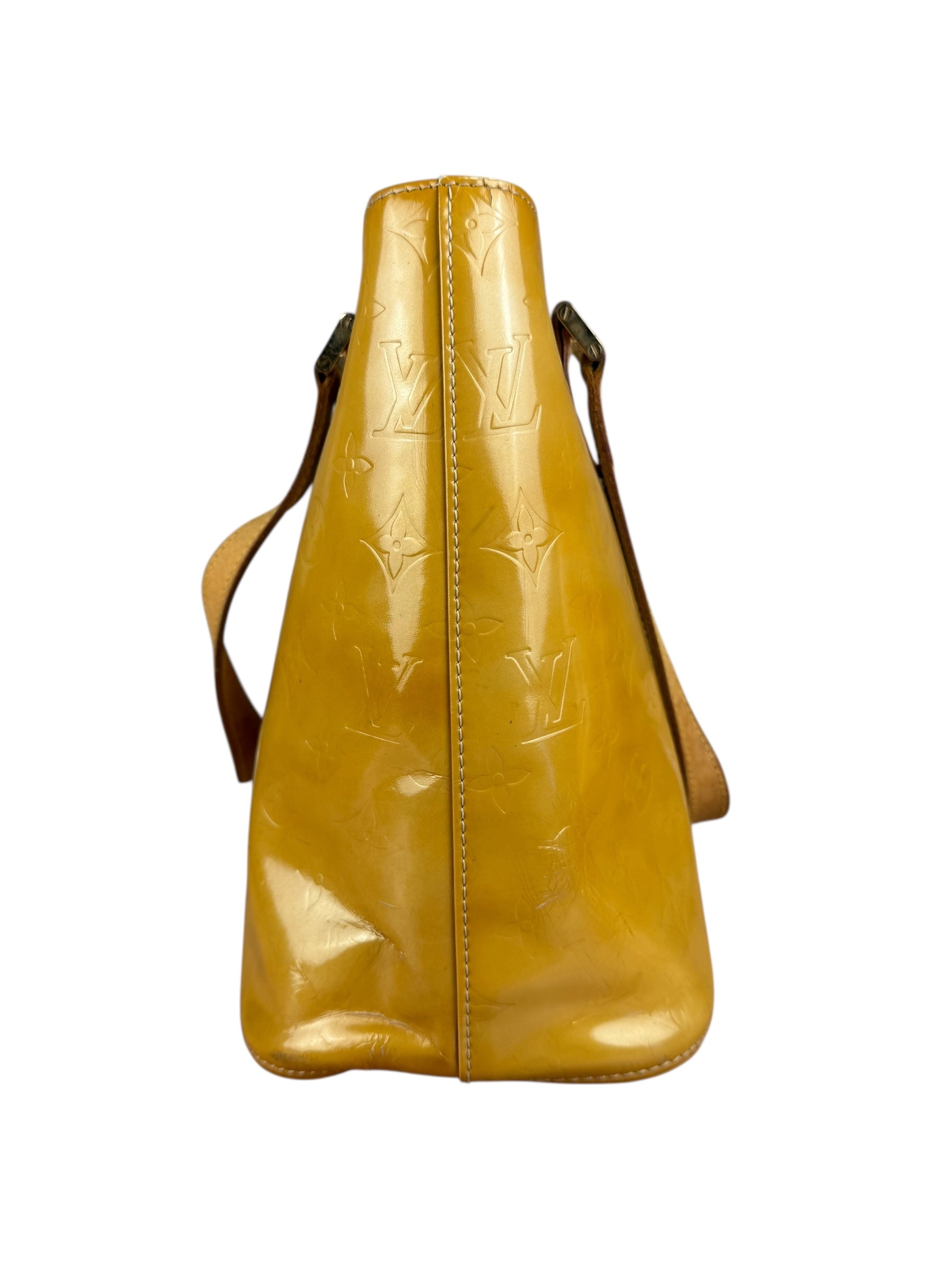 Louis Vuitton Vintage Monogram Vernis Houston Yellow